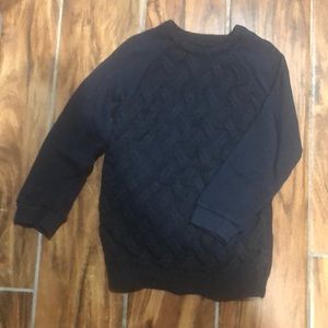 Boys Zara sweater size 5 navy blue